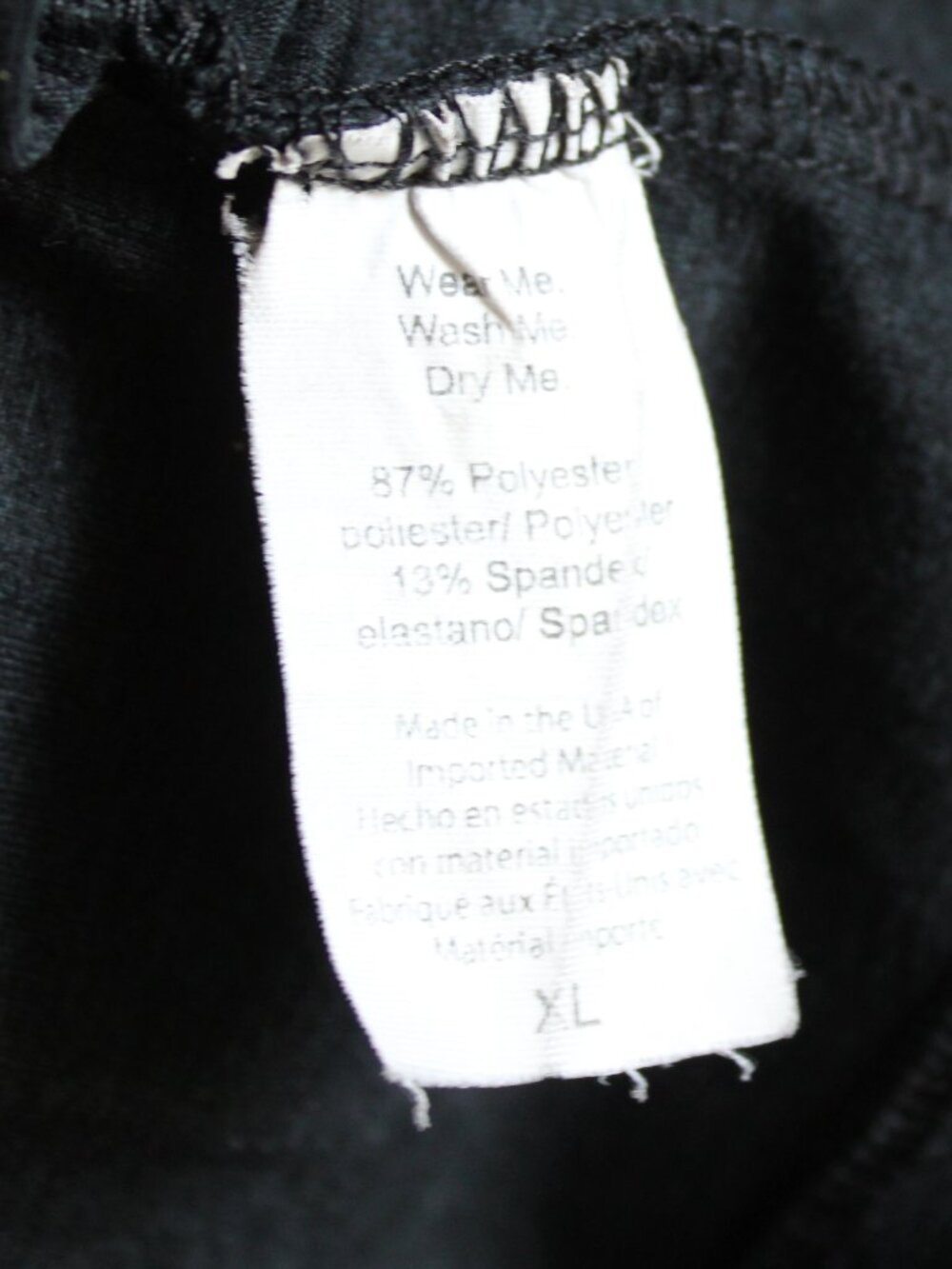 Beyond Yoga x Peloton Slip Open Crop Tank Top Black & White Spacedye Size XL - Picture 6 of 7